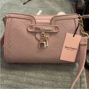 Brand New Juicy Couture Pink Embossed Women's Bag